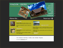 Tablet Screenshot of penzion-obora.cz